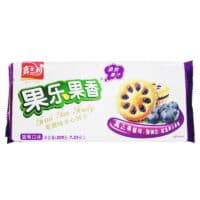 205g 嘉士利 果乐果香 夹心饼干 蓝莓味 sandwich biscuit blue berry flavor