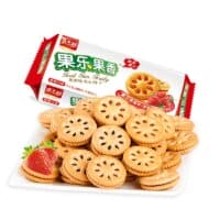 205g 嘉士利 果乐果香 草莓味 sandwich biscuit strawberry flavor