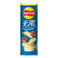 90g 乐事无限薯片 吮指红烧肉味 potato chips finger licking braised pork flavor