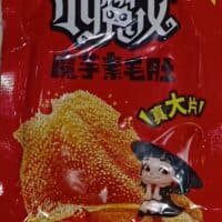 27g卫龙小魔女魔芋素毛肚 香辣火锅味 konjac tripe spicy hotpot flavor
