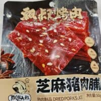50g 飘零大叔 芝麻猪肉脯 pork breast