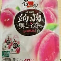 120g 喜之郎 蒟蒻果冻 水蜜桃味 konjac jelly peach flavor
