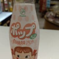 410ml 不二家 白桃味汽水 peach flavor soda