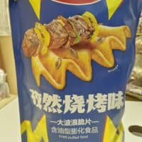 270g 天味家 孜然烧烤味 大波浪脆片 wave crisp cumin BBQ flavor