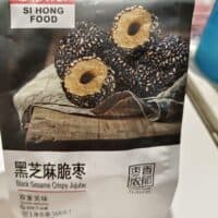 168g 思宏 黑芝麻脆枣 black sesame crispy jujube