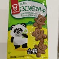 100g 嘉顿 BB熊饼干 巧克力味 baby panda biscuits chocolate flavor