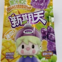 85g 新期天 mini棒棒软糖 葡萄味+芒果味 mini lollipop grape and mango flavor
