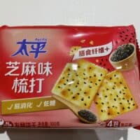 100g 太平  梳打饼干 芝麻味 cracker sesame flavor