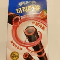 50g 奥利奥 可可脆卷 草莓奶昔味 crispy roll strawberry milkshake flavor