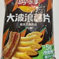 70g 乐事 大波浪薯片 炭烤五花肉味 wave potato chips pork belly flavor