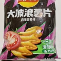 70g 乐事 大波浪薯片 香浓番茄味 wave potato chips tomato flavor