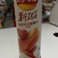 104g 乐事 薯片工坊 西班牙火腿薯片 咸香味 potato chips Spanish ham salt flavor