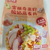 500g 蜜桃奇亚籽酸奶燕麦片 honey peach qiya seed yogurt oatmeal crispy
