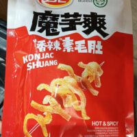 卫龙魔芋爽香辣素毛肚 252克