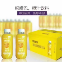 叼嘴巴 复合乳酸菌橙味果汁饮料410ML
