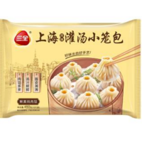 三全 上海风味 灌汤小笼包 猪肉馅 450G