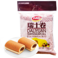 达利园 瑞士卷 巧苦力味卷式夹心糕点 240G（12小袋）