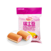 达利园 瑞士卷 草莓味卷式夹心糕点 240G（12小袋）