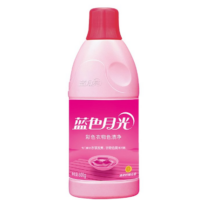 蓝月亮 蓝色月光彩色衣物色渍净清新柠檬香 600G