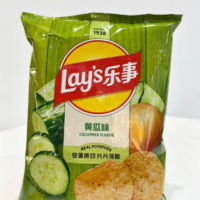 乐事 整薯原切 片片薄脆 黄瓜味 70G