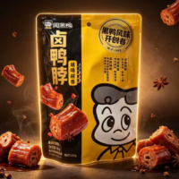 周黑鸭 卤鸭脖 经典黑鸭味 60G
